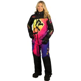 Fxr 232941-1065-06 Womens Cx F.a.s.t. Insulated Snowmobile Monosuit Hydrx Pro Black/neon Fusion