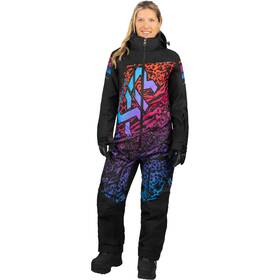 232941-1091-12 Fxr Womens Cx F.a.s.t. Insulated Snowmobile Monosuit Hydrx Pro Black/safari