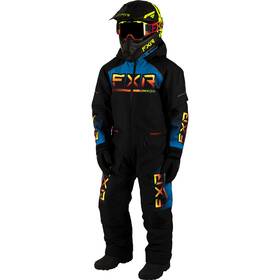 233007-1040-16 Fxr Youth Recruit Snowmobile Monosuit Black/blue/inferno F.a.s.t. 3.0 Hydrx