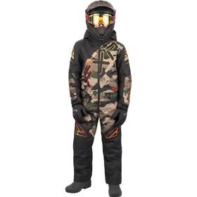 233014-7610-02 Fxr Child Cx Snowmobile Monosuit F.a.s.t. 3.0 Hydrx Thermal Flex Army Camo/black