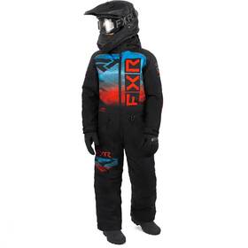 233018-1021-04 Fxr Child Helium Snowmobile Monosuit F.a.s.t. 3.0 Hydrx Black/blue-red Haze