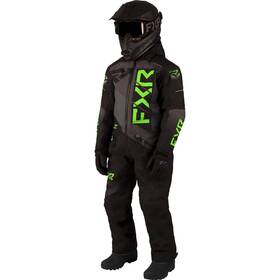 Fxr 233018-1070-08 Child Helium Snowmobile Monosuit F.a.s.t. 3.0 Hydrx Black/charcoal/lime