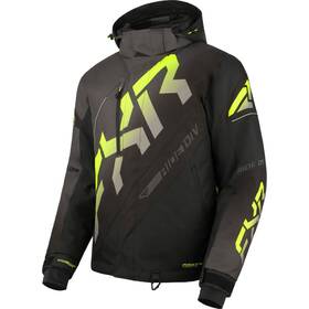 Fxr 240021-1066-16 Mens Cx Snowmobile Jacket F.a.s.t. 3.0 Hydrx Pro Thermal Black/char/hi-vis