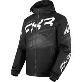 240026-1008-07 Fxr Mens Boost Fx 2-in-1 Snowmobile Jacket F.a.s.t. 3.0 Hydrx Pro Black/char