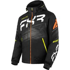 Fxr 240026-6530-13 Mens Boost Fx 2-in-1 Snowmobile Jacket F.a.s.t 3.0 Hydrx Black/hi-vis/orange