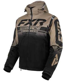 240035-1015-16 Fxr Rrx Mens Snow Jacket Black/canvas Xl