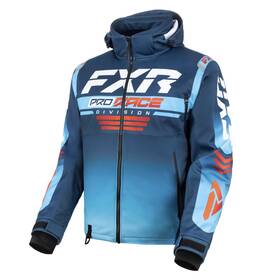 240035-4020-13 Fxr Mens Rrx Snowmobile Jacket Omni-stretch Thermal Flex/dry Blue/dark Blue/red