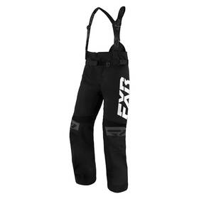 240119-1001-22 Fxr Mens Rrx Snowmobile Pants Hydrx Omni-stretch Suspenders Thermal Black/white