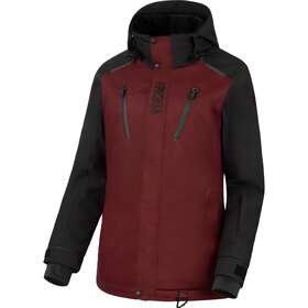 240210-0519-02-c Fxr Womens Aerial Insulated Snow Jacket Pick Merlot/black Size 16