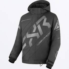 240411-1010-14 Fxr Open Box Youth Cx Snowmobile Jacket 24-black Ops Size 14
