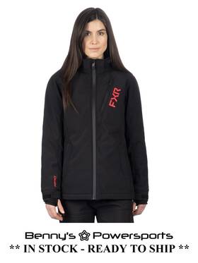 241004-1028 Fxr Womens Vertical Pro Insulated Sofshell Jacket Winter Riding Snow Waterproof