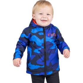 242203-4120-02 Fxr Toddler Ride Reversible Jacket - Blue Camo/red 2t
