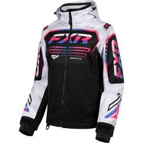 250237-0295-08 Fxr 2025 Womens Rrx Jacket - Snow White Camo/cotton Candy 8