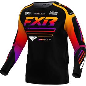 Fxr 253301-1030-10 2025 Kids Jersey - Black/spectrum Medium