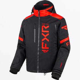 260026-1020-16 Fxr New Snowmobile Jacket Mens Helium X 2in1 Black/red Size Xl #260026-1020-16
