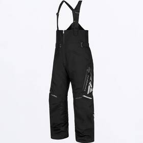 Fxr 260138-1000-13 Mens Team Fx Snowmobile Bib Pants F.a.s.t. 4.0 Waterproof Windproof Black