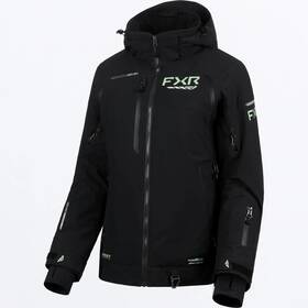 260216-1070 Fxr Womens Velocity R-fx Snow Winter Jacket Coat- Black/lt. Sage - 8 -12-16- New
