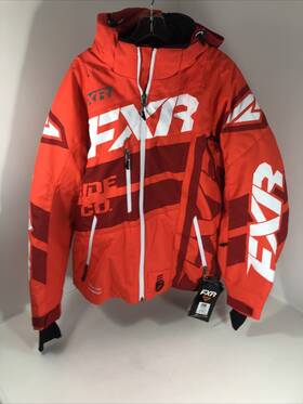 Fxr 841921422560 Mens Boost X Snowmobile Jacket Size Medium Nuke Red/maroon/white Nwt
