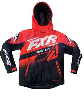 Fxr 841921780363 Boost Insulated Youth Snowmobile Jacket - Red Black White Size 12