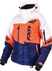 Fxr Fresh 2016 Womens Snow Jacket Tri Electric Tang Orange Navy Blue 10 841921322853