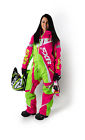 Fxr Maverick Womens Mono Snowmobile Suit Fuchsia Lime 14 841921283178