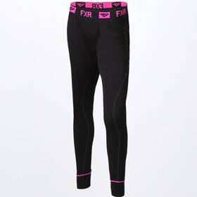 211461-1094-22 Fxr Racing Vapour Merino Womens Pants 3xl Black/electric Pink