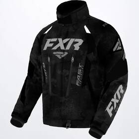 220004-1200-10 Fxr Racing Team Fx 2-in-1 Jacket Md Black