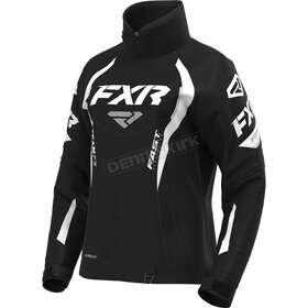220240-1001-11 Fxr Racing Womens Black/white Team Fx Jacket -