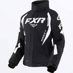 220240-1001-18 Fxr Racing Team Fx Womens Jackets 18 Black/white