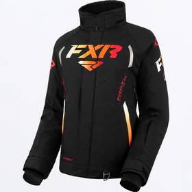 Fxr Racing 220240-1035-12 Womens Black/sunrise Team Fx Jacket