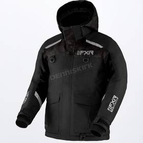 220426-1012-08 Fxr Racing Childs Black/black Camo Excursion Jacket Kids 8