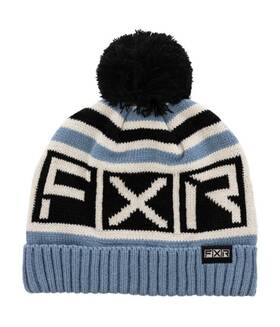 221608-0103-00 Fxr Racing Helium Beanie Bone/steel Adult Os New With Tags Winter Hat