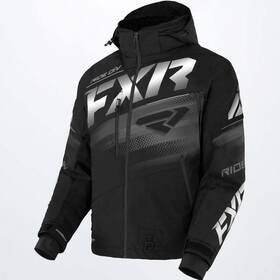 230026-1005-16 Fxr Racing Boost Fx 2-in-1 Jacket 23 Xl Black/char/grey