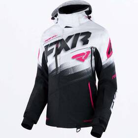 230224-1090-04 Fxr Racing Womens Boost Fx Jacket 23 4 Black/white/fuchsia