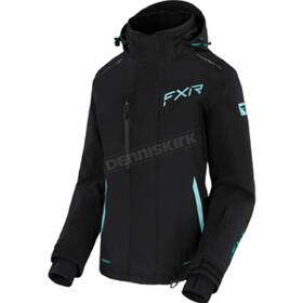Fxr Racing 230242-1059-08 Womens Black/seafoam/mint Fade Edge Jacket -