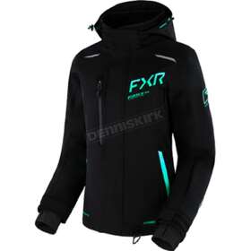 230246-1054-06 Fxr Racing Womens Black/mint Fade Renegade Fx Jacket -
