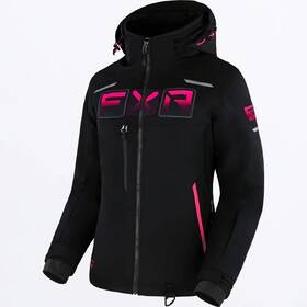 230249-1091-06 Fxr Racing Maverick 2-in-1 Womens Jackets 6 Black/fuchsia Fade