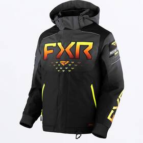 230402-1026-08 Fxr Racing Childs Black/charcoal/inferno Helium Jacket Kids 8