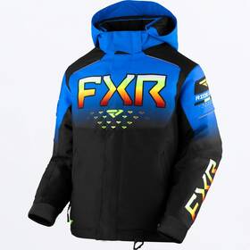 Fxr Racing 230402-1040-04 Childs Black/blue/inferno Helium Jacket Kids 4