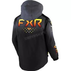 230403-1026-10 Fxr Racing Youth Black/charcoal/inferno Helium Jacket Kids 10 -