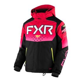 230403-1028-14 Fxr Racing Helium Youth Jackets 14 Black/raspberry Fade/hi-vis