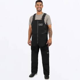 232104-1000-13 Fxr Racing Vapor Pro Tri-laminate Bib Pants Lg Black