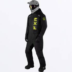 232812-1065-13 Fxr Racing Recruit Lite Monosuit 23 L Black/hivis