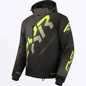 240021-1066-22 Fxr Racing Cx Jacket 3xl Black/charcoal/hi-vis