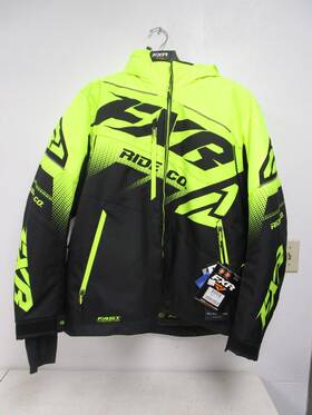 240026-1065-19 Fxr Racing Black/hi-vis Boost Fx 2-in-1 Jacket