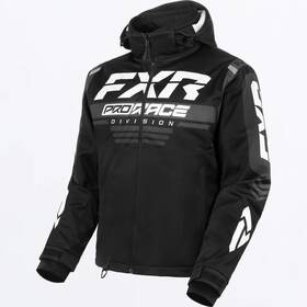 240035-1001-10 Fxr Racing Rrx Jacket Md Black/white