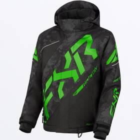 240410-1270-08 Fxr Racing Childs Black Camo/lime Cx Jacket