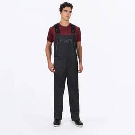 242100-1000-10 Fxr Racing Adventure Lite Tri-laminate Bib Pants Md Black