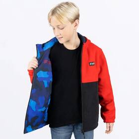 Fxr Racing 242202-4120-16 Ride Reversible Youth Jackets Xl Blue