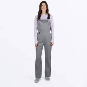 242307-0500-13 Fxr Racing Adventure Lite Tri-laminate Bib Womens Pants Lg Gray